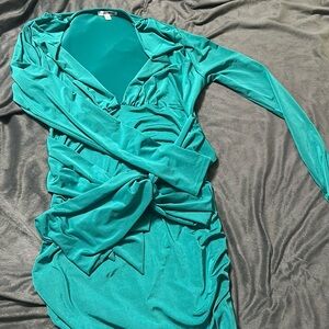 Green Fashion Nova Dress 👗